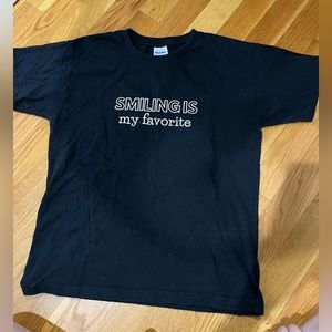 Graphic t-shirt, black